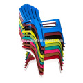 Cadeira de criança Hot Runners Plastic Adirondack em tamanho grande